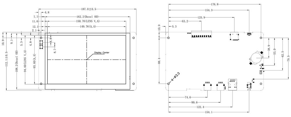 Square LCD Screen, Square Screen TFT, ST7789T3-G4-1 - WF0154ATAAA4DSN0