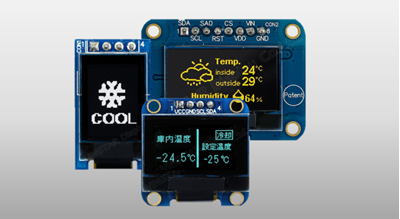 OLED COG+PCB SPI & I2C Interface