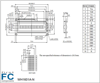 Picture of WH1601A-NBG-ETV#