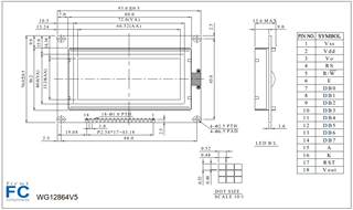 Picture of WG12864V5-TGH-T#T