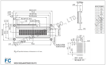 Picture of WEH1602L#AP5N00100-FC