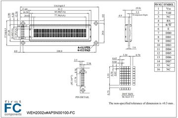 Picture of WEH2002L#AP3N00100-FC