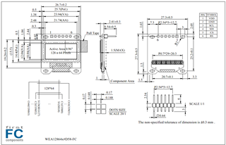 Picture of WEA12864L#D58-FC