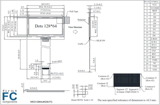 Picture of WEO12864G#G18-FC