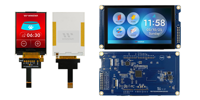 TFT-LCD interfaccia SPI: Portrait 1.8'' - 2.4'' - 2.8'' / Landscape 4.3''