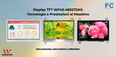 Product Focus | Nuovi TFT 4.3"....High Performance, LOW cost !!