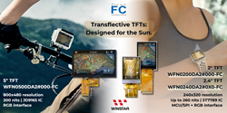 Product Focus | New 2"-5" Transflective TFTs: Impeccable Visibility