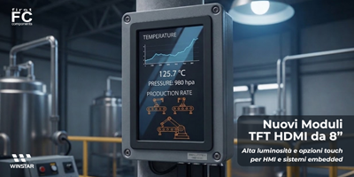 Product Focus | Display TFT HDMI da 8” pronti per Raspberry Pi